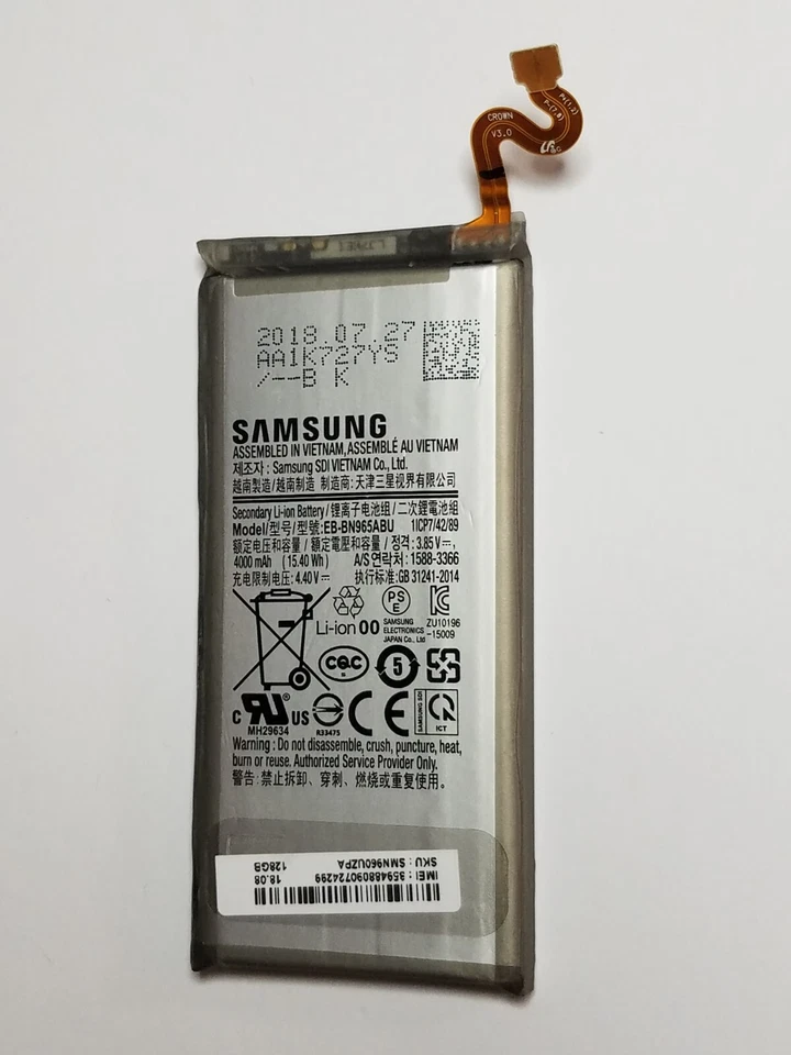 Samsung Galaxy Note 9 Internal 4 000mah Battery