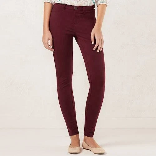 Pantalones de punto ajustados para mujer LC Lauren Conrad talla: 18 precio de venta sugerido por el fabricante 44 USD () Foto 1 de 1