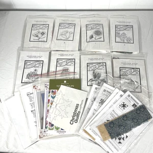 22 pc. Lot of Crochet, Stocking,Wildflower Waltz & Other Quilt Patterns Sewing - Picture 1 of 5