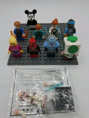 Lego Minifigures: Lot Of 10 Marvel, Mickey, Toad, Mr. Freeze, Ninjago, Obi-Wan  - Image 1 of 4