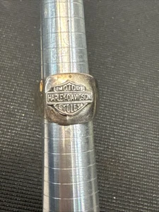 Anillo emblema Harley Davidson plata de ley 925 anillo para hombre talla 8 K50 - Imagen 1 de 13