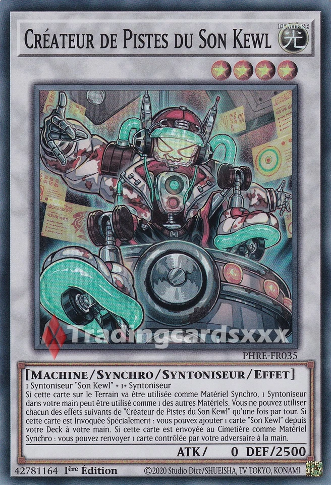 Yu-Gi-Oh! Créateur de Pistes du Son Kewl : SR PHRE-FR035 - Photo 1/1