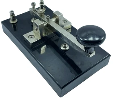 JRC KY-3A Classic Japanese Professional Morse Key Straight Telegraph Code Radio✔ - Image 1 of 4