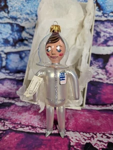 RARE Vintage Dept 56 Department Mund Blown Glass Female Astronaut Ornament 1998 - Bild 1 von 8