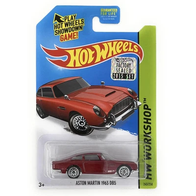 Hot Wheels 2015 Workshop - Aston Martin 1963 DB5 (Red) #245 - Image 1 of 3