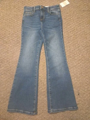 Nuevo Jean acampanado con frijoles saltadores para niñas talla 8 Foto 1 de 4