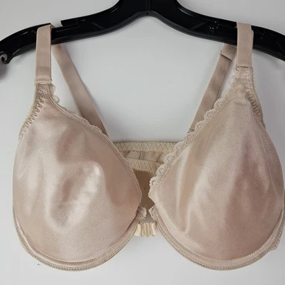 Sujetador push up rosa para mujer Frederick's Of Hollywood talla 34D Stye 6744 cierre frontal Foto 1 de 4