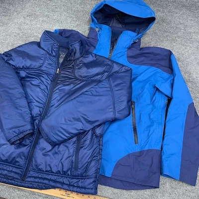 LL Bean Jacket Men 2XL Blue 3 in 1 Waterproof Removable Liner Outdoor Gorp Ski - Image 1 of 4