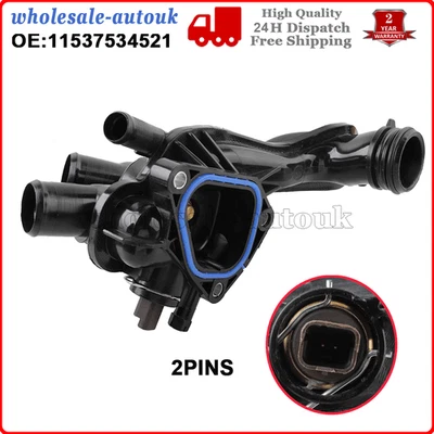Thermostat Housing With Sensor For Mini R56 R55 R57 R58 R59 R60 R61 Cooper One - Image 1 of 4