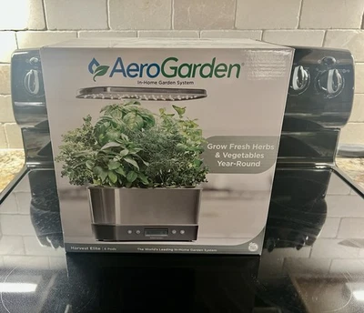New In Box AeroGarden Harvest 6-Pod In-Home Garden System Grow Gourmet Herbs - Image 1 of 4