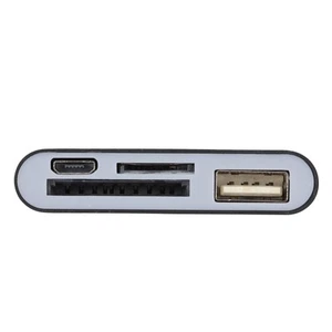 Mini Multi‑function 4 In 1 Smart Reader OTG Card Reader With Micro USB Charge CB - Afbeelding 1 van 22