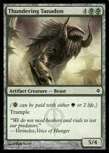 Thundering Tanadon New Phyrexia MTG Magic the Gathering card - Picture 1 of 2