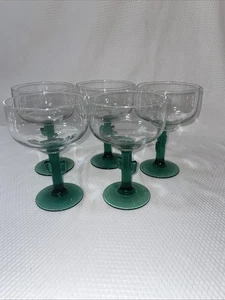 Libbey CACTUS  Stem 12 oz Margarita Glasses. Set of 5 - Picture 1 of 8