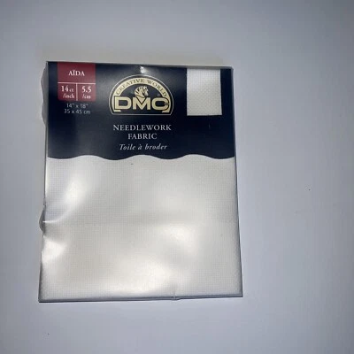 DMC Needlework Fabric Extra Large Cream 14" x 18"  Ivory 14Ct  DC27 - Image 1 of 4