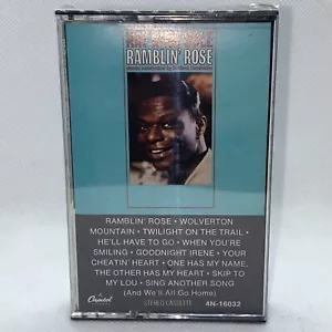 NAT KING COLE - RAMBLIN' ROSE, Cassette Tape, New & Sealed - Picture 1 of 3