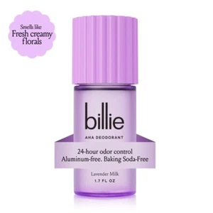 Billie AHA pH Adjusting Womens Deodorant Gel, 1.7 Fl Oz, Lavender Milk Scent - Picture 1 of 8