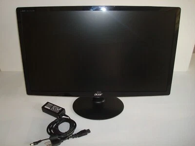 ACER S240HL Abd 24" Full HD 1080p Widescreen LED Backlight Monitor - Image 1 of 4