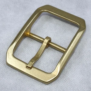 Solid Brass Belt Buckles Tongue Pin Belt Buckle Fits For 1.5 INCHES Belt - Picture 1 of 5