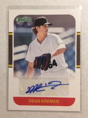 2021 Donruss Dean Kremer #87S-DK Auto - Image 1 of 2