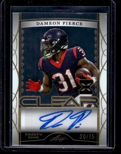 Autógrafo automático Leaf Trinity Dameon Pierce 2022 /75 - Imagen 1 de 2