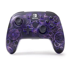 Nintendo Switch RGB Wireless Controller Lumectra Galactic Vortex PowerA - Picture 1 of 10