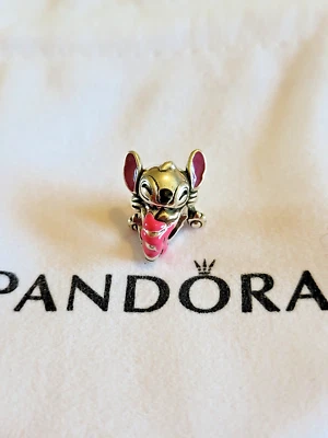 charm Pandora STITCH de  Lilo & Stitch de Disney argent 925 poinçons PANDORA ALE - Bild 1 von 4