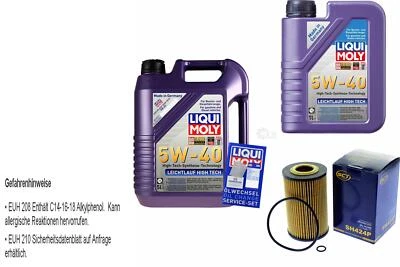 LIQUI MOLY, SCT GERMANY INSPEKTIONSKIT FILTER LIQUI MOLY ÖL 6L 5W-40 für BMW 3er E46 318i 316i E36