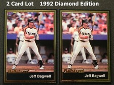 JEFF BAGWELL (2) 1992 Ballstreet Diamond Edition Cards #D6