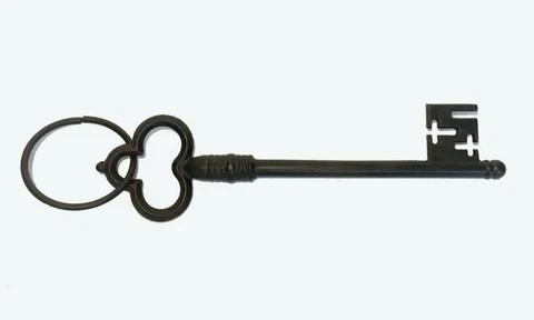Big Large Key Retro Antique Vintage Rustic look Home Decor Skeleton Key Cover