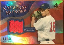 2004 SP Prospects National Honors USA Jersey Joey Devine #NH-JD Team USA