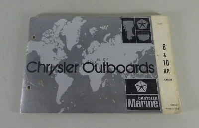 Manuale Di Istruzioni / Manuale Chrysler Fuoribordo 6 E 10 CV Sailor '1969 - Immagine 1 di 4