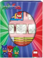 PJ Masks 4 Piece Stamp Set & Felt Pens - Tracked P&P