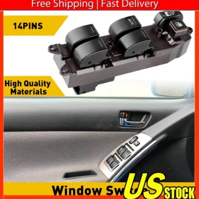 Interruptor de control maestro de ventana eléctrica para Toyota Camry LE SE 2002-2004 Foto 1 de 4