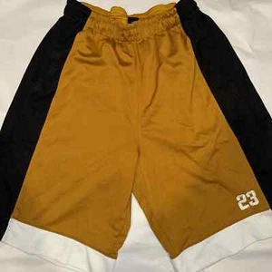 Nike Air jordan Shorts W/pockets Retro 23 Black / Orange Color. Mens XL - Picture 1 of 11