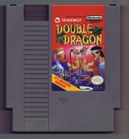 ORIGINAL Vintage 1988 Tradewest Double Dragon Nintendo NES Cartridge