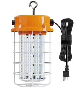 LED Temporary Work Light 100W 15000LM High Bay Construction Jobsite Hanging Lamp - Picture 1 of 6