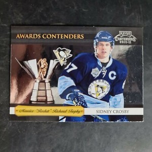 2010-11 Contenders Awards Contenders #11 Sidney Crosby Playoff