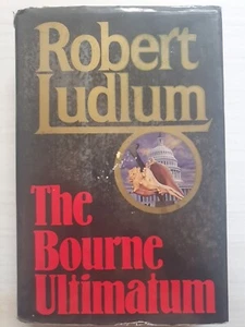 The Bourne Ultimatum by Robert Ludlum (Hardback 1990) Jason Bourne Fiction Novel - Picture 1 of 9