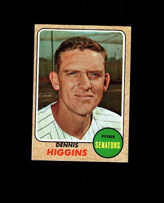 1968 Topps 509 Dennis Higgins VG-EX #D1,374593 - Image 1 of 2