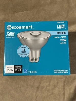 Ecosmart 150w Replacement 1006238777 Par 38 Daylight Floodlight 2 bulbs - Image 1 of 2
