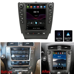 9.7" For 05-12 Lexus IS250 IS300 IS350 Carplay Stereo Radio GPS Head Unit 4+32GB - Picture 1 of 24