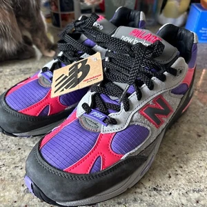 New Balance 991 Made in England x Palace Purple Mens Size 7/8.5W M991PLE NEW - Picture 1 of 6