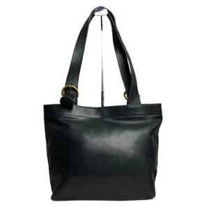 VINTAGE COACH WOMEN'S LAFAYETTE BLACK LEATHER PURSE/SHOULDER BAG 4140 Old Coach - Picture 1 of 10