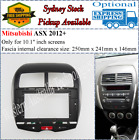 For 10 Ten Inch Screen Fascia Facia Fits Mitsubishi Asx Rvr Outlander Sport-