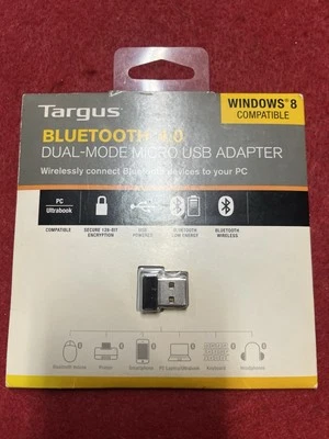Targus Bluetooth 4.0 Dual-Mode micro-USB Adapter BRAND NEW - Image 1 of 2