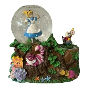Disney Alicia en el País de las Maravillas Caja de Música Globo de Nieve Enesco Vals de la Flor LEER - Imagen 1 de 14