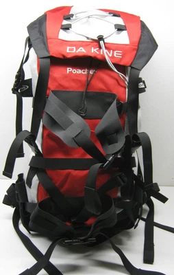 Mochila con marco interno Dakine Poacher roja esquí snowboard camping senderismo Foto 1 de 4