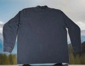 Camisa Gander Mountain Para Hombres 2XL Azul Marino Cuello Sin Mock Manga Larga Serie Guía - Imagen 1 de 12
