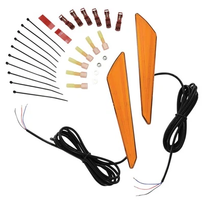 Juego de luces marcadoras de lente cromadas Show - ámbar - 52-952A Foto 1 de 4