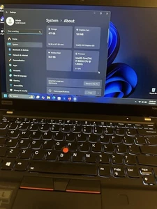 Lenovo ThinkPad T490s 20NX Laptop 14-inch, I7-8665U 1.9GHz, 32GB RAM - Afbeelding 1 van 6